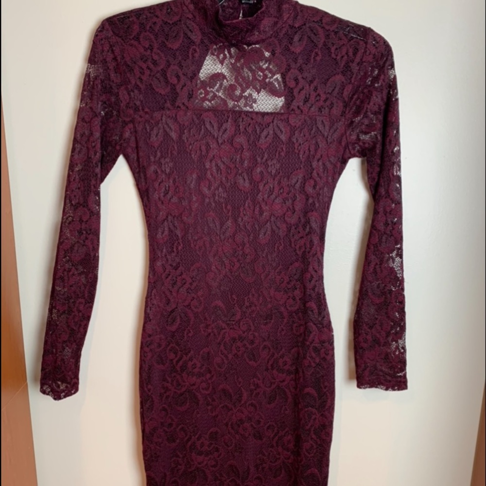 💜 Deep purple Lace Dress 💜
